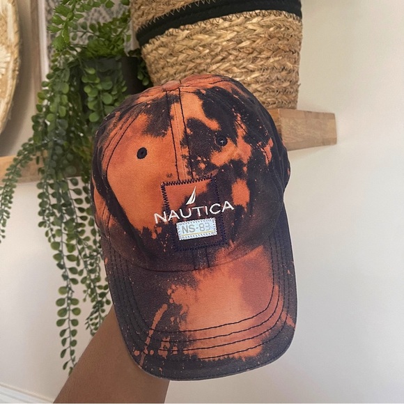 Nautica Custom Bleach Splatter Dad Hat OS - Picture 1 of 6